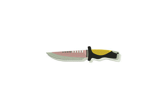 Kitchen Knife Embroidery Design Review for Merch