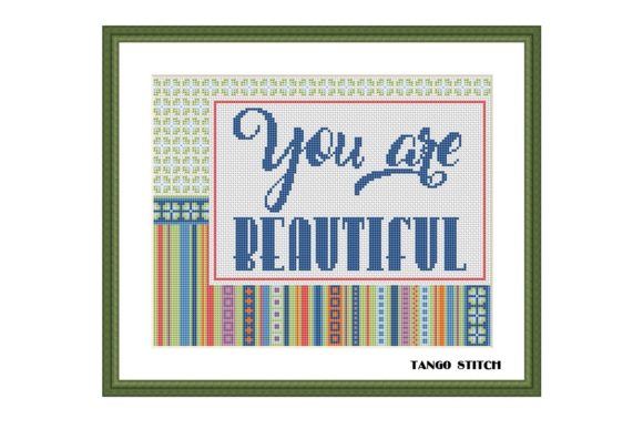 Review: You Are Beautiful Card Cross Stitch for Apparel