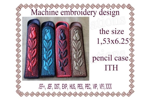 Reviewing the Pencil Case Embroidery Design for Real Projects