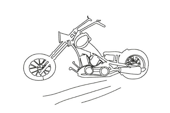 Vintage Motorcycle: A Holiday Embroidery Review