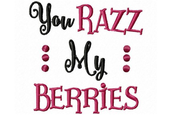 You Razz My Berries: A Sweet Vintage Embroidery Review